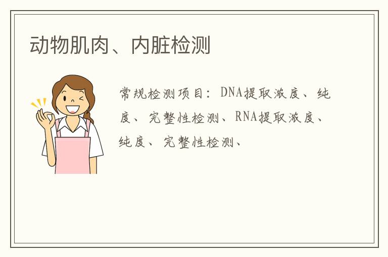 動物肌肉、內臟